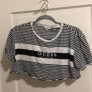 guess cropped vintage top